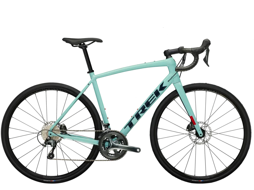 De Trek Domane AL 4 Disc Sage blue is scherp geprijsd leverbaar bij de enige officiële Trek Premium dealer van Alphen aan den Rijn; Van der Louw tweewielers.